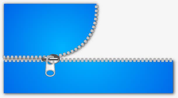 卡通拉链拉锁名片高清素材 卡通 名片 拉.