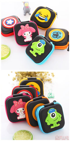 【创智厂家直销卡通软胶耳机包女手拿零钱包拉链包可爱硬币钥匙收纳包HH-011】苍南县创智工艺品厂 - 产品库