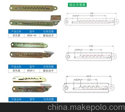 厂家直销十档拉链沙发铰链抬头器 懒人沙发配件图片,厂家直销十档拉链沙发铰链抬头器 懒人沙发配件图片大全,霸州市群英冲压制造厂-