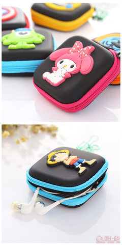 创意生活小物：卡通软胶耳机包的收纳魅力